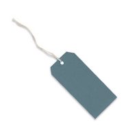 250 White Strung Tags 120 x 60 mm String Tie on Parcel Label Ticket 120mm x 60mm 