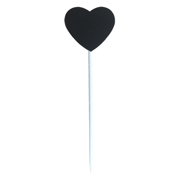 Blackboard Label - Heart Shaped