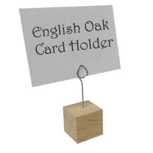 Wooden Oak Label Holder