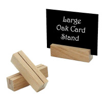 Large Oak Card Stand