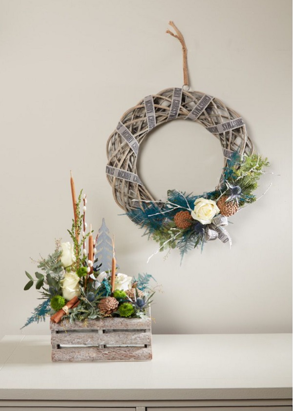 Decorated Willow Wreath